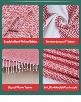 Serviettes de plage turques haut de gamme personnalisables avec logo, séchage rapide et anti-sable, et essentiels de vacances – Vente en gros à succès
