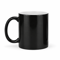 Mug à café en céramique écologique personnalisé de 11 oz avec logo sur mesure, mugs à sublimation, cadeaux durables qui changent de couleur à la chaleur