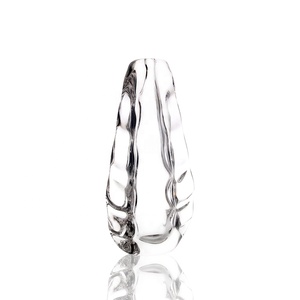<span class=keywords><strong>Vase</strong></span> en verre soufflé à la main, style bohème artistique, <span class=keywords><strong>grand</strong></span> <span class=keywords><strong>vase</strong></span> <span class=keywords><strong>de</strong></span> table pour mariage, couleur aquamarine - Product Image 5