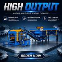 Machine de moulage de briques en ciment hydraulique PLC QT5-15 pour la production de blocs de pavage creux et emboîtables