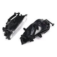 Nueva Cubierta de Rejilla para Faros Antiniebla Delanteros para Audi A8 D3 4E 2008-2010, Kit de Bisel Izquierdo/Derecho, Material ABS, Piezas de Carrocería