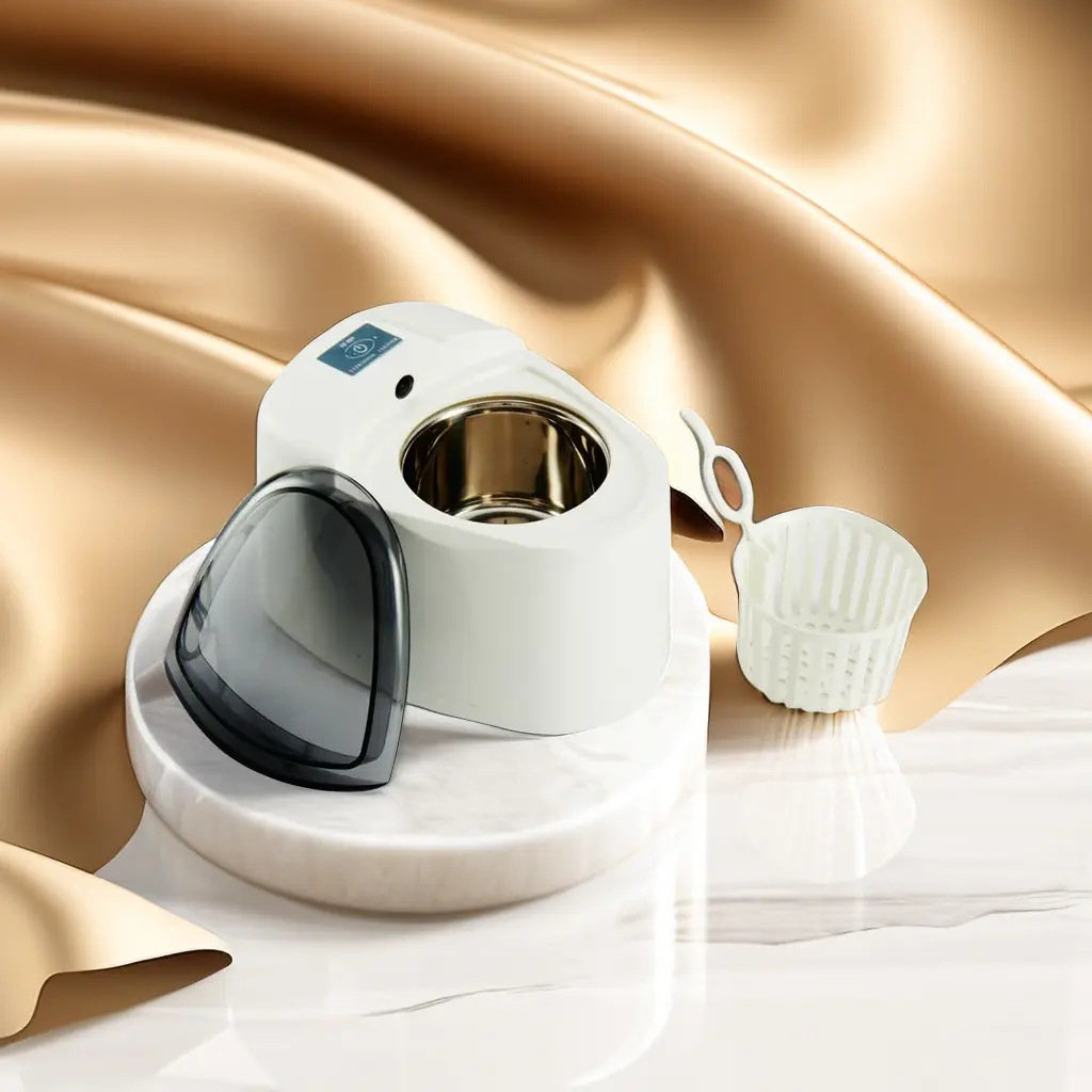 Mini limpiador ultrasónico portátil para prótesis dentales, nuevo diseño, limpieza