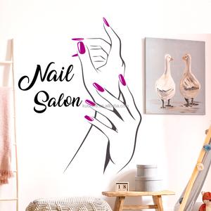 <span class=keywords><strong>Adesivi</strong></span> <span class=keywords><strong>murali</strong></span> per Nail Studio modello Nail Salon <span class=keywords><strong>salone</strong></span> di bellezza Studio carta da parati <span class=keywords><strong>adesivi</strong></span> da parete autoadesivi - Product Image 5