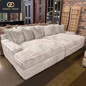 Bộ ghế <span class=keywords><strong>sofa</strong></span> sang trọng, mềm mại, chất liệu nhung tăm, thiết kế trang trí phòng khách, phòng khách sạn, có thể tháo rời. - Product Image 1