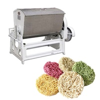 Machine entièrement automatique de fabrication de nouilles instantanées à petite échelle avec moteur, multifonctionnelle, en acier inoxydable de qualité alimentaire