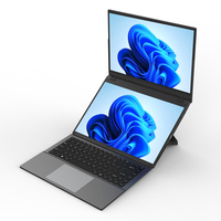 Groothandel Dubbel Scherm Laptop 16Gb 32Gb 64Gb Ram 1Tb 2Tb Ssd Core I7 12e Generatie I7-1270P Kantoor Zakelijke Laptop