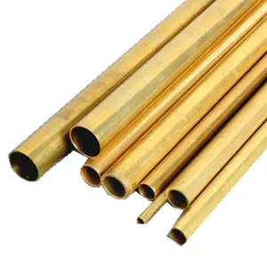 Low Price Seamless ASTM B111 C68700 Brass Tube Large Diameter Brass Pipe / Brass Tube