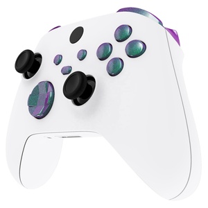 Replacement Accessories Chameleon Green Purple No <b>Letter</b> Imprint Custom Full Set Buttons for Xbox Series X S Controller - Product Image 3