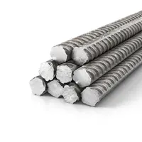 Barres d'armature droites en acier Hrb335, barres déformées, barres plates en acier au carbone, à haute résistance, 6Mm, 8Mm, 10Mm