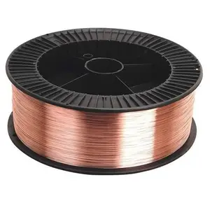 Vendedor direto 0.8mm 15kg fio de cobre revestido de fio sólido aws ER70S-6 co2 fio de soldagem