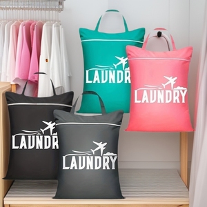 Bolsa de Almacenamiento de Tela con Logotipo Personalizado, Gran Capacidad, Lavable, con un Solo Bolsillo, Impermeable, con Separación para Artículos Secos y Húmedos, para Viajes - Product Image 1