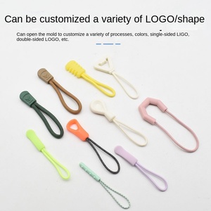 Tiradores de Cremallera Personalizados al por Mayor para Bolsas de Ropa con Logotipo, de PU Suave, Duraderos, Transpirables, Clásicos - Product Image 4