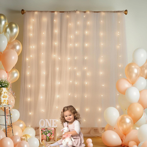 Toile de fond en tulle 10x10 pieds pour mariages, baby showers, anniversaires, séances <span class=keywords><strong>photo</strong></span> – Nouvelle arrivée, détachable - Product Image 6