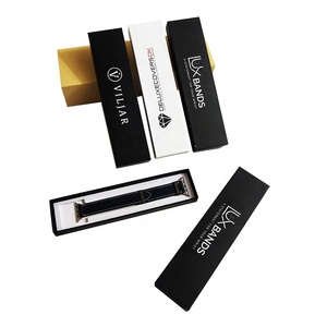 Couvercles supérieurs et inférieurs en papier rigide de faible qualité de quantité minimale de commande Coffrets cadeaux en relief personnalisés pour bracelet de montre Emballage de bracelet de montre Quantité de qualité - Product Image 6