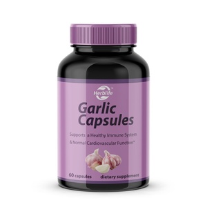 OEM ODM <b>Garlic</b> Extract <b>Capsules</b> Antioxidant Support Immune System and Cardiovascular Function Digestive Support Vegan NO-GMO - Product Image 1