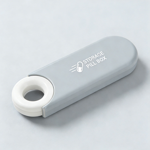 Wholesale New Style Hot Selling Capsule Type Travel Pill <b>Storage</b> <b>Box</b> Flip Top case Pills Mini Plastic - Product Image 3