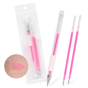Ensemble <span class=keywords><strong>de</strong></span> marqueurs <span class=keywords><strong>de</strong></span> tatouage en <span class=keywords><strong>bambou</strong></span>, 3 pièces, stylos <span class=keywords><strong>de</strong></span> marquage cutané, <span class=keywords><strong>dessin</strong></span> <span class=keywords><strong>de</strong></span> lignes précises, <span class=keywords><strong>encre</strong></span> blanche et rose - Product Image 1