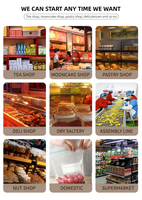 Longueur d'étanchéité continue 770mm largeur 10mm sacs bande scellant convoyeur Machine cuivre pur chauffage bloc de refroidissement roues d'impression