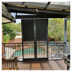 Panneaux en aluminium Prima, rampes de fenêtres, volets, <span class=keywords><strong>système</strong></span> de ventilation fixe ouvert, protection, <span class=keywords><strong>fenêtre</strong></span> à persiennes en alliage d'aluminium - Product Image 6