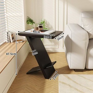 <span class=keywords><strong>Tavolino</strong></span> Moderno in Legno Massello Spesso 3CM, <span class=keywords><strong>Tavolino</strong></span> Geometrico a Forma di Z per Soggiorno, Camera <span class=keywords><strong>da</strong></span> Letto, Divano, Piccolo <span class=keywords><strong>Tavolino</strong></span> <span class=keywords><strong>da</strong></span> Tè - Product Image 5