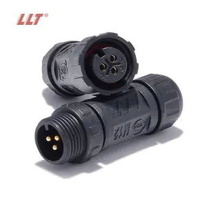 LLT IP67 IP68 2 3 4 5 6 7 8 pin Mini M12 Waterproof Circular Electrical Connector