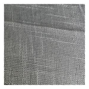 Cortina de gasa de CC-5888-Z12-050 para sala de estar, tela de gasa cruzada de aspecto de lino, 100% poliéster - Product Image 6