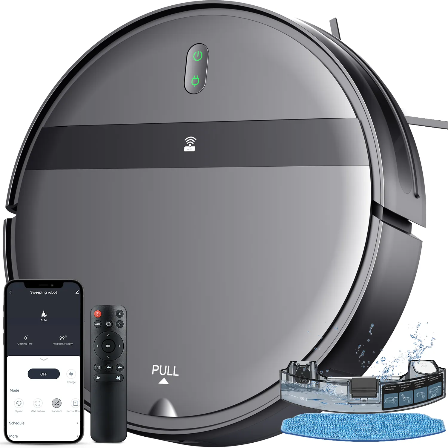 Smart Home Appliances Aspiradora Robot Mop Suction Electric Robot Vacuum Cleaner