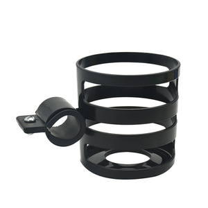 Porte-bouteille d'eau pour guidon de moto, en nylon, cylindrique, ajustement universel - Product Image 1
