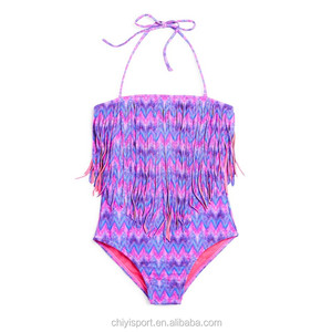 tiger Printed Swimwear <strong>Girls</strong> Kids <strong>Children</strong> <strong>String</strong> <strong>Bikini</strong> - Product Image 1