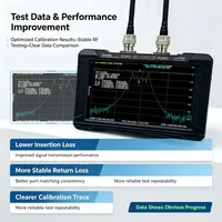 Analyseur de réseau vectoriel portable HOSHI LiteVNA 67 avec écran 7 pouces, ZN-706, analyseur vectoriel portable, 50 kHz - 63 GHz, batterie 7800 mAh
