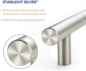 Factory Wholesale Furniture Rose Gold Pull <b>Glass</b> Hardware Gold <b>Door</b> Handles - Product Image 5