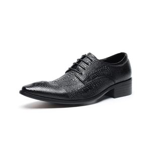 Chaussures britanniques à bout pointu pour hommes, chaussures de cérémonie pour hommes, chaussures à boucle, chaussures en cuir de style tibétain, chaussures en cuir de vache - Product Image 1