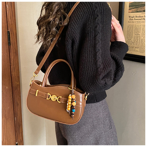 Sac à bandoulière classique en cuir PU pour <span class=keywords><strong>femme</strong></span> – Sac à main élégant et abordable - Product Image 6