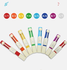 Xylophone en métal et bois arc-en-ciel de haute qualité à 8 notes, instrument de percussion Orff pour enfants, jouet musical éducatif pour enfant - Product Image 5