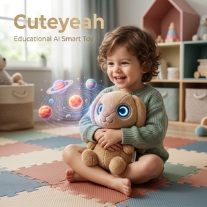 Juguete de Peluche de Conejo con IA Personalizado ODM para Niños, Compañero Emocional, Animal de Peluche Interactivo Inteligente, Aprendizaje Temprano de Habilidades Sociales - Product Image 1