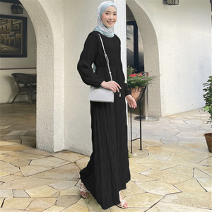 Moda musulmana mujer turca <span class=keywords><strong>ropa</strong></span> islámica verano musulmán vestidos <span class=keywords><strong>ropa</strong></span> para mujeres musulmanas indonesias 2023 - Product Image 5