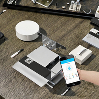 Serrure de tiroir intelligente à carte IC Ttlock, déverrouillage sans clé par NFC magnétique pour téléphone, pour porte en bois et armoire, modèle de sécurité de classe C CTS09