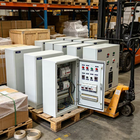 Armoire de commande de pompe IP55 personnalisée en usine, prise de courant à tension réglable, amplificateur de courant, pompe submersible, utilisation industrielle extérieure Fuken