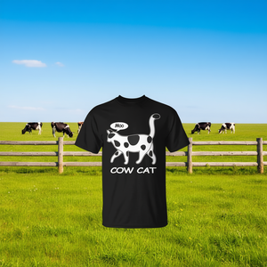 Camiseta Premium para Amantes de los Gatos, Camiseta Divertida con Diseño de Vaca, Camiseta Promocional Premium - Product Image 3