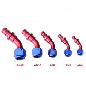 AN4/AN6/AN8/AN10/AN12 из алюминиевого сплава Прямые фитинги для автомобильных гоночных маслоохладителей резиновые шланги - Product Image 5