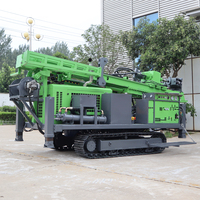 Plate-forme de forage minier 200m plate-forme de forage de surface de puits d'eau de forage 600m machine de forage hydraulique portable sur chenilles de puits d'eau