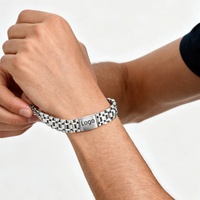 Bracelets géométriques en acier inoxydable pour homme, design Zhixuan, bijoux de montre, ne ternissent pas, meilleur cadeau pour lui