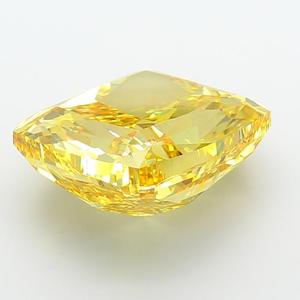Diamante Amarillo Intenso de Laboratorio de 22.31 Quilates VS2, Corte Cojín, Diamante Suelto para Joyería Fina de Diseñador - Product Image 3