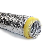 Isolation de conduits R8, systèmes CVC, conduit flexible isolé pour climatisation centrale
