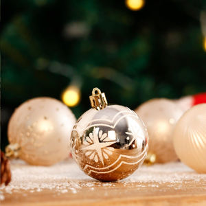 SHUANGYUAN Bestseller 6CM Weihnachtskugel-Sets Plastik Weihnachtsbaumschmuck Weihnachtskugeln Bolas De Navidad - Product Image 6