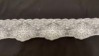 Accessoires vestimentaires élégants et écologiques en dentelle florale brodée de 5 à 8 cm en polyester/coton pour sacs et robes