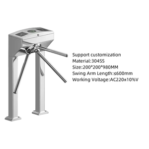 Tornello a Tripode Ante per Controllo Accessi GYM, Cancello di Controllo Accessi, Tornello a Tripode con Controller RFID - Product Image 2
