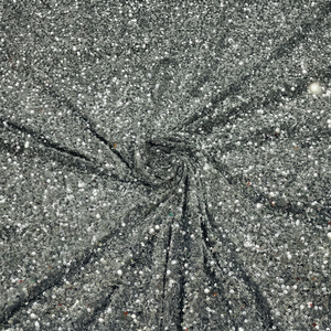 2025 HitJem Luxury Velvet Fabric with Intricate Jacquard and Sequin Embellishments, Perfect for Fashion and Crafting - Product Image 5
