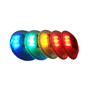 Luci Solari Lampeggianti CadSolar per Pavimentazione Stradale, Impermeabili IP68, Anti-UV, in PC, con <span class=keywords><strong>6</strong></span> LED, per Vialetti e Segnalazione Stradale >1000m - Product Image 6