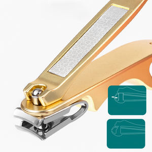 Erkekler İçin Özelleştirilmiş Tasarım 360 Derece Balık Şeklinde Altın Siyah Tırnak Makası Toptan Satış - Product Image 4